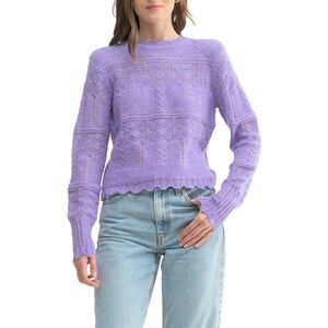 LUSH Purple Knit Sweater